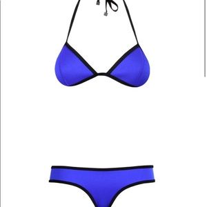 Blue Malibu Original Triangl Bikini